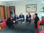 Il Presidente Lacorazza e il consigliere Pace ricevono la...