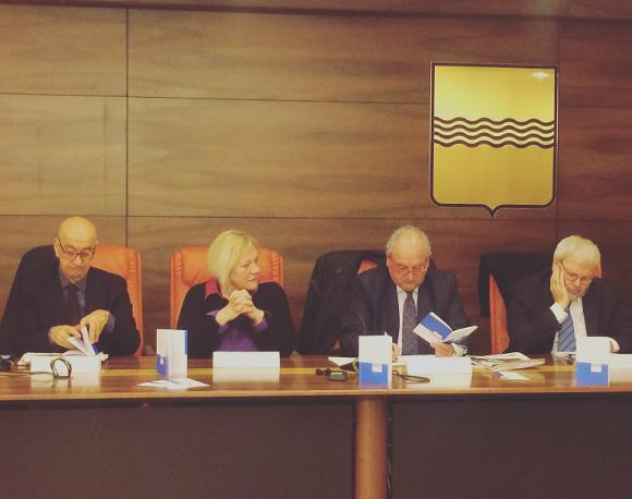 © 2013 - 27.2.2017_Evento per la consegna del nuovo Statuto della Regione ai sindaci_Adduce, Franconi, Mollica, Mangiameli