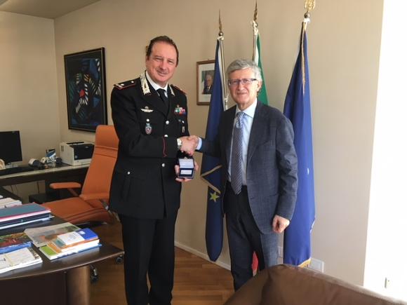 &copy; 2013 - 24.04.2018_Santarsiero incontra generale Di Palma