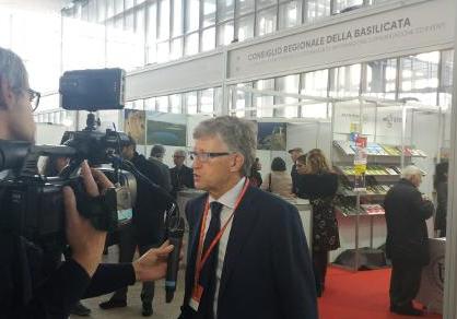 &copy; 2013 - Roma, 7.12.2018_Il presidente Santarsiero alla fiera Più libri Più liberi