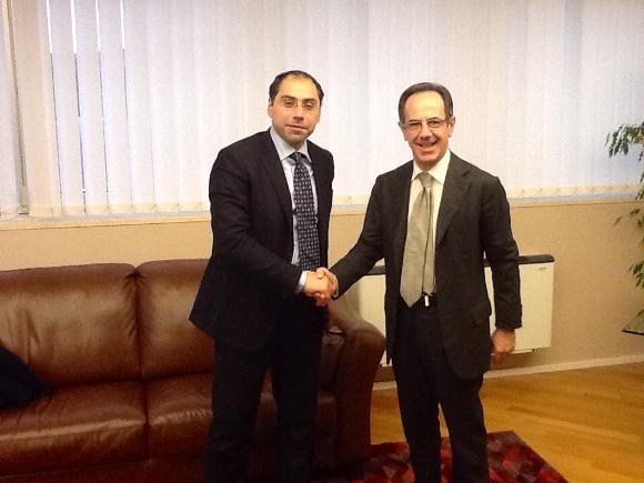 &copy; 2013 - I due presidenti del Consiglio regionale, Gianni Lacorazza e Vincenzo Santochirico