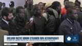 GIULIANO RICEVE MINORI STRANIERI NON ACCOMPAGNATI