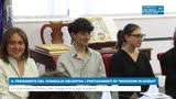 IL PRESIDENTE DEL CONSIGLIO INCONTRA I PROTAGONISTI DI...